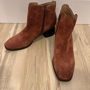 Lucky Brand Women's Heeled Boots - Brown Suede